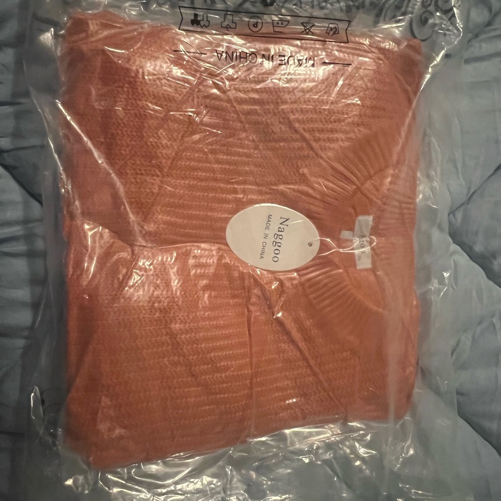 Naggoo Orange Sweater